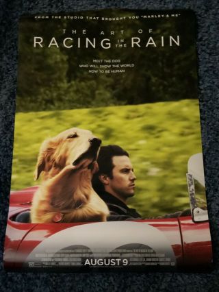 The Art Of Racing In The Rain Movie Poster Double Sided 27x40
