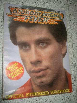 Saturday Night Fever Official Scrapbook 1978 John Travolta Photos Collectible