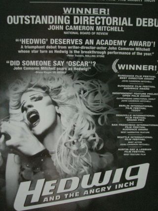 Hedwig And The Angry Inch John Cameron Oscar Ad A