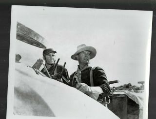 8x10 B & W Photo Of - Western Scene - John Wayne And Henry Fonda