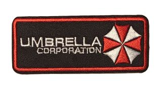 Resident Evil Umbrella Corporation Embroidered Iron On Patch Horror Zombie Movie