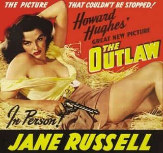 The Outlaw Movie Poster Jane Russell Rare Hot Vintage 2 - Print Image Photo - Qw0