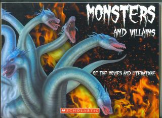 Monsters & Villains Of The Movies & Literature 2008 Book Jaws King Kong Dracula