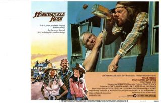 Honeysuckle Rose 1980 Release Lobby Card Willie Nelson