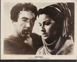 Anthony Quinn Silvana Mangano Ulysses 1954 Movie Photo 30417