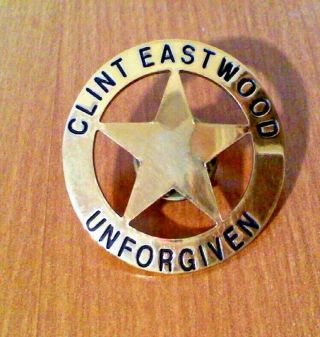 Clint Eastwood Unforgiven Warner Bros 1993 Pin