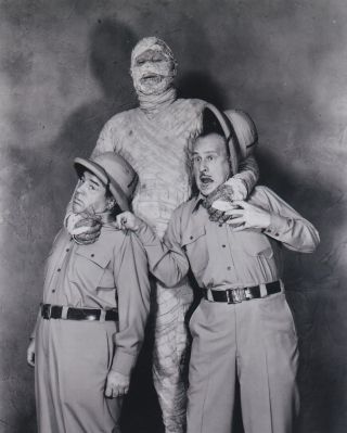 Classic Abbott & Costello Meet The Mummy,  Classic 8x10 Photo