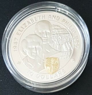 1997 Fiji Silver Proof 10 Dollars Coin In Capsule & - Posting