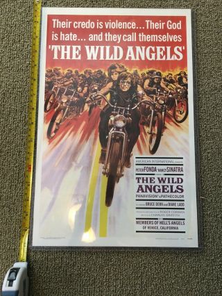Roger Corman The Wild Angels 11”x17” Movie Poster Peter Fonda