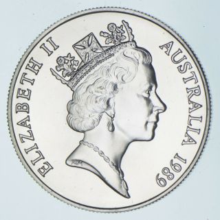 Silver - World Coin - 1989 Australia 10 Dollars - World Silver Coin 949