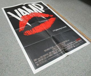 " Vamp " (1986) Vintage Folded (27x41) Movie Poster Horror Comedy Yz5815