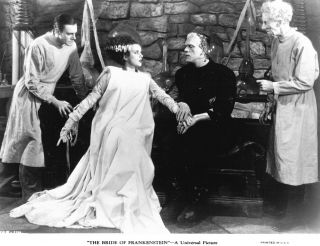 The Bride Of Frankenstein 1935 Movie Photo 1 Karloff Cast Universal Horror