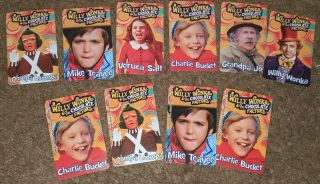 10 Willy Wonka & The Chocolate Factory Arcade Cards Charlie Gene Wilder 1971