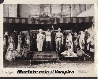 Gordon Scott Leonora Ruffo Goliath And The Vampires 1961 Movie Photo 25066