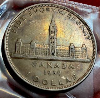 Canada Silver Dollar 1939 Gef