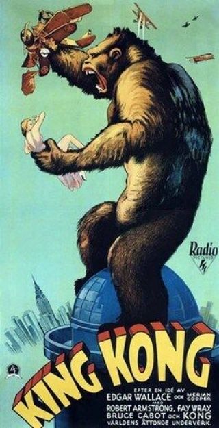 King Kong Movie Poster Rare Hot Vintage 8 - Print Image Photo - Pw0