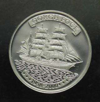 Togo 500 Francs 2000 Sailship Silver