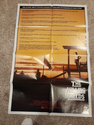 1984 The Killing Fields 1 Sheet Movie Poster Sam Waterston Haing S Ngor