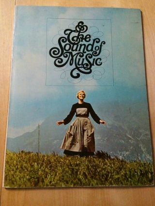 Vintage 1965 The Sound Of Music Movie Souvenir Program Book