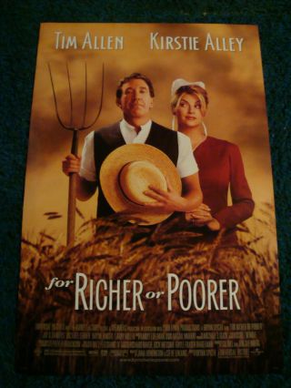 For Richer Or Poorer - Movie Poster With Tim Allen & Kirstie Alley