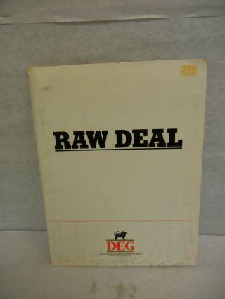Raw Deal (1986) Arnold Schwarzenegger Studio Press Kit
