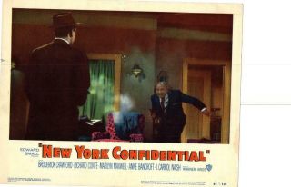 York Confidential Release Lobby Card Broderick Crawford,