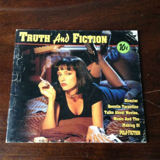Pulp Fiction: Truth And Fiction (1994) 18 Page Mini Book With Quentin Tarantino