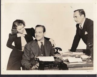 Melvyn Douglas,  Florence George Tell No Tales 1939 Vintage Movie Photo 39017