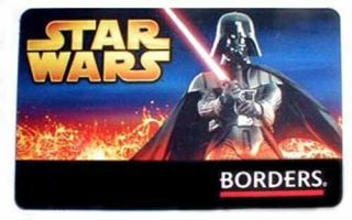 Borders Star Wars Collectible Gift Card