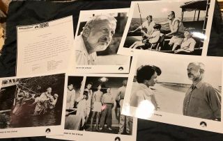 " Islands In The Stream " George C.  Scott 1977 Movie Press Kit With Photos