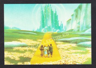 4x6 Postcard The Wizard Of Oz 1989 Ray Bolger Judy Garland Jack Haley 105 - 052