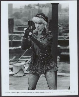 Rebellious Madonna Holding A Gun Who 