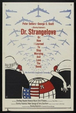 Dr.  Strangelove Movie Poster Peter Sellers Rare Vintage