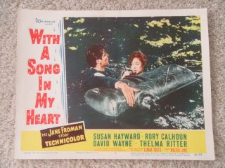With A Song In My Heart 1952 Lc 7 11x14 Susan Hayward Ex