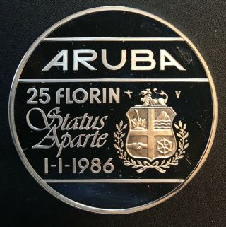 Aruba - Silver 25 Florin Coin - 