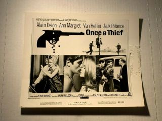 Once A Thief (1965) Movie Photo Alain Delon,  Ann Margret,  Ralph Nelson