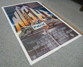 " Night Patrol " (1984) Vintage Folded (27x41) Movie Poster Yz5977
