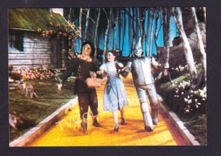 4x6 Postcard The Wizard Of Oz 1989 Ray Bolger Judy Garland Jack Haley 105 - 328