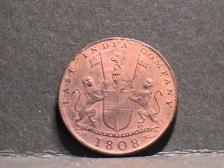 India East India Company 10 X Cash 1808 Coin