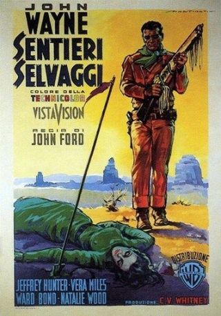 The Searchers Movie Poster John Wayne - Natalie Wood 4