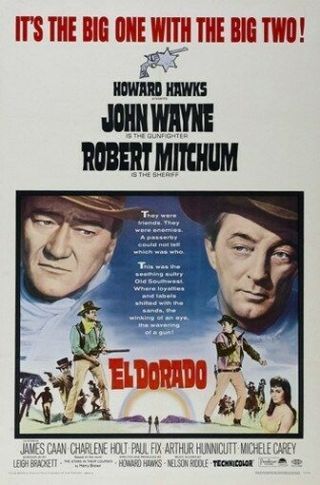 Eldorado Movie Poster John Wayne - Robert Mitchum 2