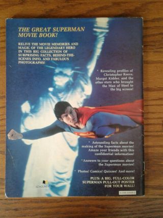 The Great Superman Movie Book 1978 DC Comics Scholastic 2