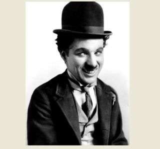Charlie Chaplin Photo The Tramp 1915 Movie Star Gorgeous Portrait Grinning