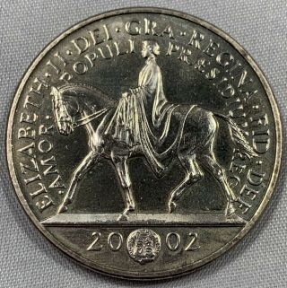2002 Golden Jubilee £5 Five Pound Silver Unc Crown