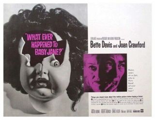 What Ever Happened To Baby Jane Movie Poster - Rare