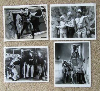 Buck Rogers Set Of 4bw Ms Buster Crabbe Ex