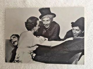 The Marx Brothers Grouch Harpo Chico Movie Star Photo Postcards 0 - 486 - 30181 - 8