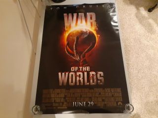 War Of The Worlds Movie Poster 2 Sided Final 27x40 Tom Cruise
