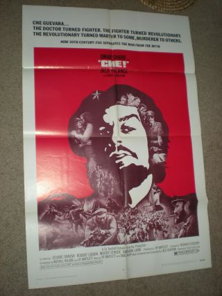 Theater Poster Che Jack Palance Omar Shariff