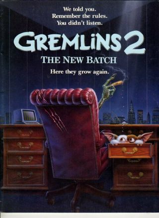 Gremlins 2: The Batch Japanese Souvenir Program 1990,  Phoebe Cates